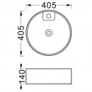 Раковина-чаша Aquatek Европа AQ5212-MB 40,5x40,5 см, накладная, черный матовый