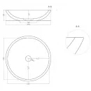 Раковина 37x37 см Salini S-Sense Callista 05 1101105G
