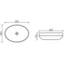 Раковина 50,2x36,3 см Ceramica Nova Element CN6056MB