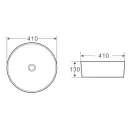 Раковина 41x41 см BelBagno BB1315-H301