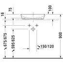 Раковина 50x40,5 см Duravit Cape Cod 2339500000