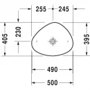 Раковина 50x40,5 см Duravit Cape Cod 2339500000