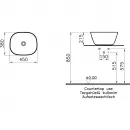 Раковина 44,5x37 см VitrA Plural 7811B483-0016
