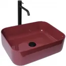 Раковина-чаша Plumberia Selection IXO XO5038MG 50x38 см, накладная, бордовый глянец