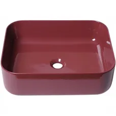 Раковина-чаша Plumberia Selection IXO XO5038MG 50x38 см, накладная, бордовый глянец