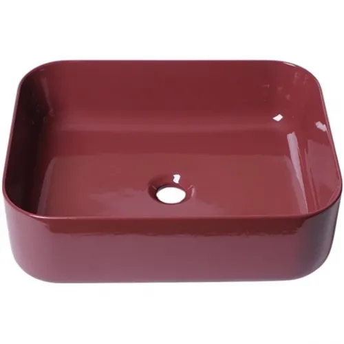 Раковина-чаша Plumberia Selection IXO XO5038MG 50x38 см, накладная, бордовый глянец