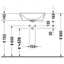 Раковина 53 см Duravit Starck 1 0447530000
