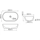 Раковина-чаша Ceramica Nova Twist CN12001 50x30 см, накладная, белый
