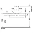 Раковина 53 см Duravit Starck 1 0408530000
