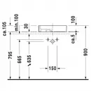 Раковина 47 см Duravit Starck 1 0386470027