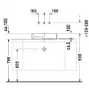 Раковина 47x47 см Duravit Starck 1 0387470027