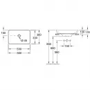 Раковина 55x36 см Villeroy & Boch Venticello 411355R1