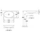 Раковина-чаша 58,5x38 см Villeroy & Boch Loop & Friends 51510001