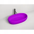 Раковина-чаша Salini S-Stone Luce 110721MF 69x39,5 см, накладная, покраска по RAL матовый полностью