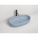 Раковина-чаша Salini S-Stone Luce 110721MF 69x39,5 см, накладная, покраска по RAL матовый полностью