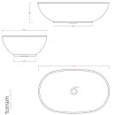 Раковина чаша 70x44 см Artceram La Ciotola LCL0020100