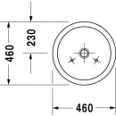 Раковина 46 см Duravit Starck 1 0445460000