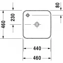 Раковина 46x46 см Duravit Starck 1 2322460000