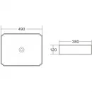 Раковина 49x38 см BelBagno BB1386