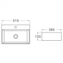 Раковина 51x36 см BelBagno BB1340