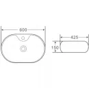 Раковина 60x42,5 см BelBagno BB1151