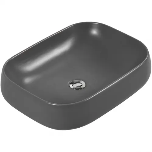 Раковина-чаша Aquatek AQ5526-MG 56x42 см, накладная, серый матовый