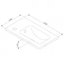 Раковина 45x24 см Am.Pm X-Joy M85AWCC0452WG64
