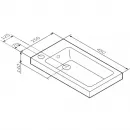Раковина 45x25 см Am.Pm X-Joy M85AWCC0452WG