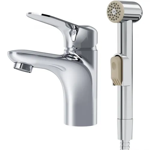 Смеситель для раковины с гигиеническим душем AM.PM Sunny F85C03000