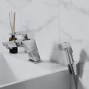 Смеситель для раковины без донного клапана с гигиеническим душем Paini Torre 98CR205/574
