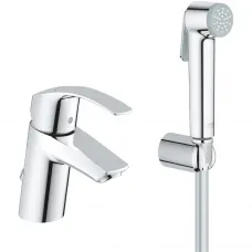 Смеситель для раковины с гигиеническим душем Grohe Eurosmart 23124002