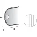 Зеркало 60x80 см Cezares 45029