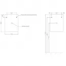 Зеркало 70x90 см Salini Ombra 27M017090BH