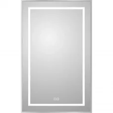 Зеркало BelBagno Kraft SPC-KRAFT-500-800-LED-TCH-WARM 50x80 см, с LED-подсветкой, сенсорным выключателем, антизапотеванием, алюминий
