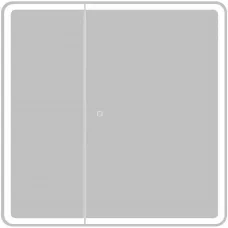 Зеркальный шкаф 80x80 см BelBagno Marino SPC-MAR-800/800-2A-LED-TCH