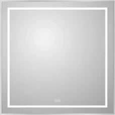 Зеркало BelBagno Kraft SPC-KRAFT-900-800-LED-TCH-WARM 90x80 см, с LED-подсветкой, сенсорным выключателем, антизапотеванием, алюминий