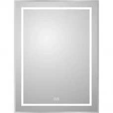 Зеркало BelBagno Kraft SPC-KRAFT-600-800-LED-TCH-WARM 60x80 см, с LED-подсветкой, сенсорным выключателем, антизапотеванием, алюминий