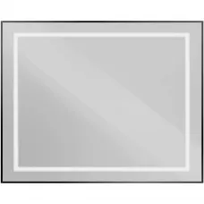 Зеркало BelBagno Kraft SPC-KRAFT-1000-800-SENS-NERO 100x80 см, с LED-подсветкой, сенсорным выключателем, черный