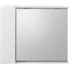 Зеркальный шкаф 90x75 см Bianco Lucido BelBagno Marino MARINO-SPC-900/750-1A-BL-P-L