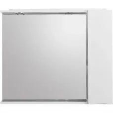 Зеркальный шкаф 80x75 см Bianco Lucido BelBagno Marino MARINO-SPC-800/750-1A-BL-P-R