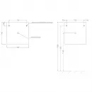 Зеркало 90x90 см Salini Ombra 27M019090BH