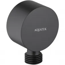 Подключение для душевого шланга Aquatek AQ2457MB черный матовый