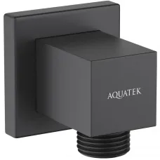 Подключение для душевого шланга Aquatek AQ2458MB черный матовый