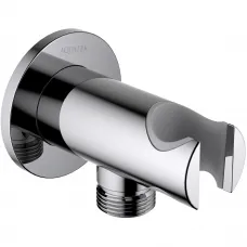 Подключение для душевого шланга с держателем Aquatek AQ2460CR хром