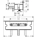 Верхний душ 260 мм Grohe Euphoria SmartControl 26456000