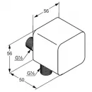 Шланговое подключение Kludi A-QA 6554043-00