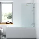 Шторка для ванны 80 см Damixa Skyline DX35WBS-080-140MT прозрачное