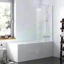 Шторка для ванны 80 см Damixa Skyline DX35WBS-080-140MT прозрачное