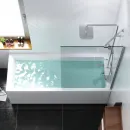 Шторка для ванны 80 см Damixa Skyline DX35WBS-080-140MT прозрачное