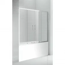 Шторка для ванны 150 см Cezares ECO-O-VF-2-150/145-C-Cr прозрачное